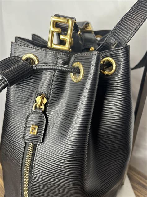 fendi boston bag ff embossed black|fendi sling bag price.